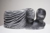 i pianeti, 2008 - pietra saponaria h. cm. 20x40
