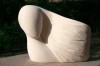 la brezza, 2008 - pietra leccese, h. cm 25x32